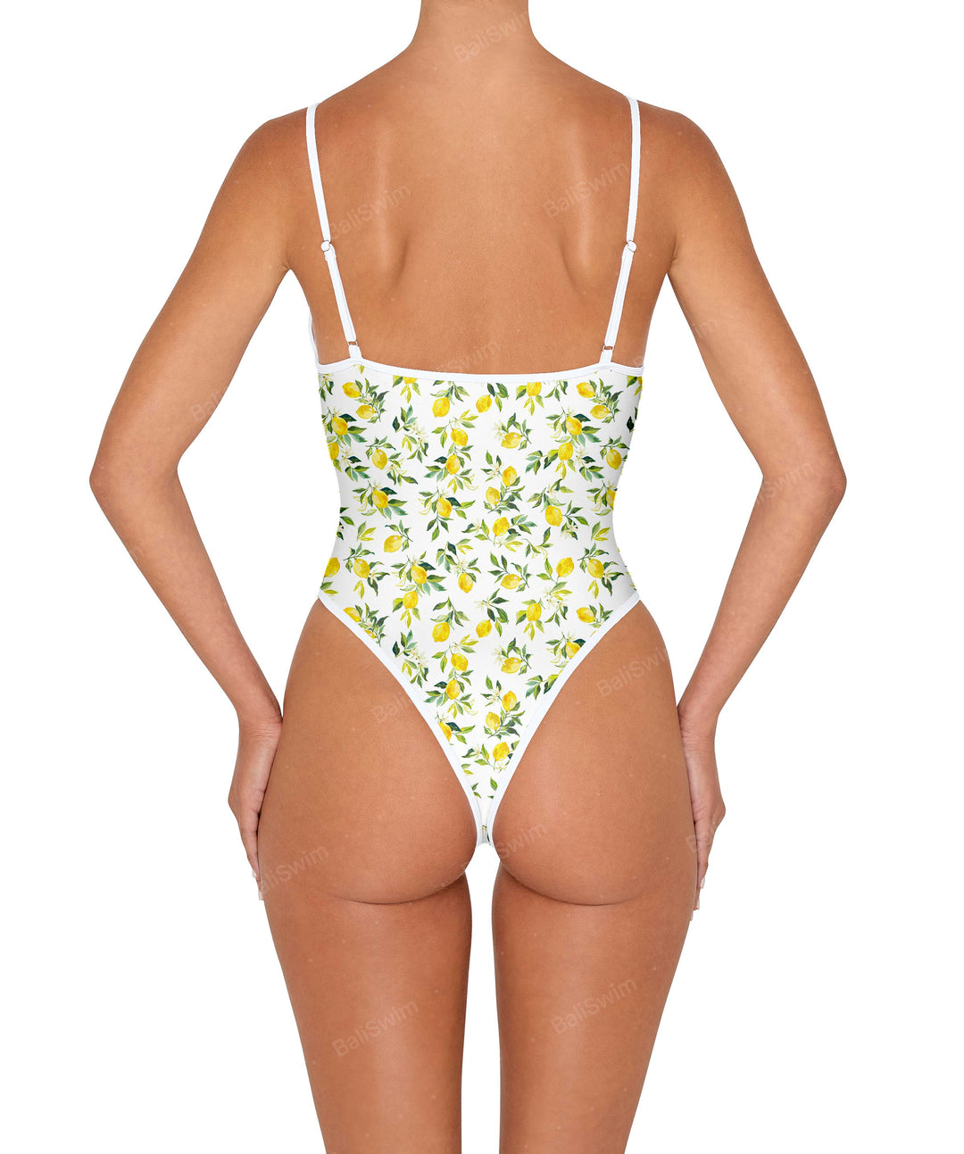 BSWS-S84 Binded Plunge Neck One Piece