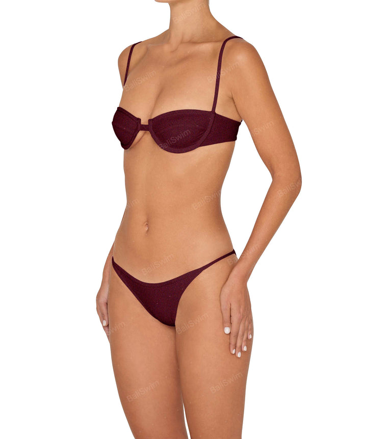 BSWS-T139 Self Tie Underwire Top