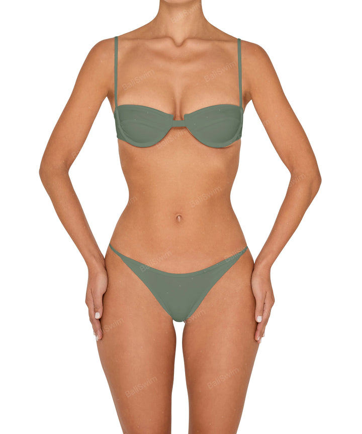 BSWS-T139 Self Tie Underwire Top