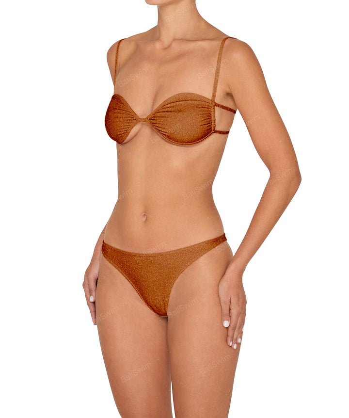 BSWS-B142 Low waist mid-coverage binding edge bottom