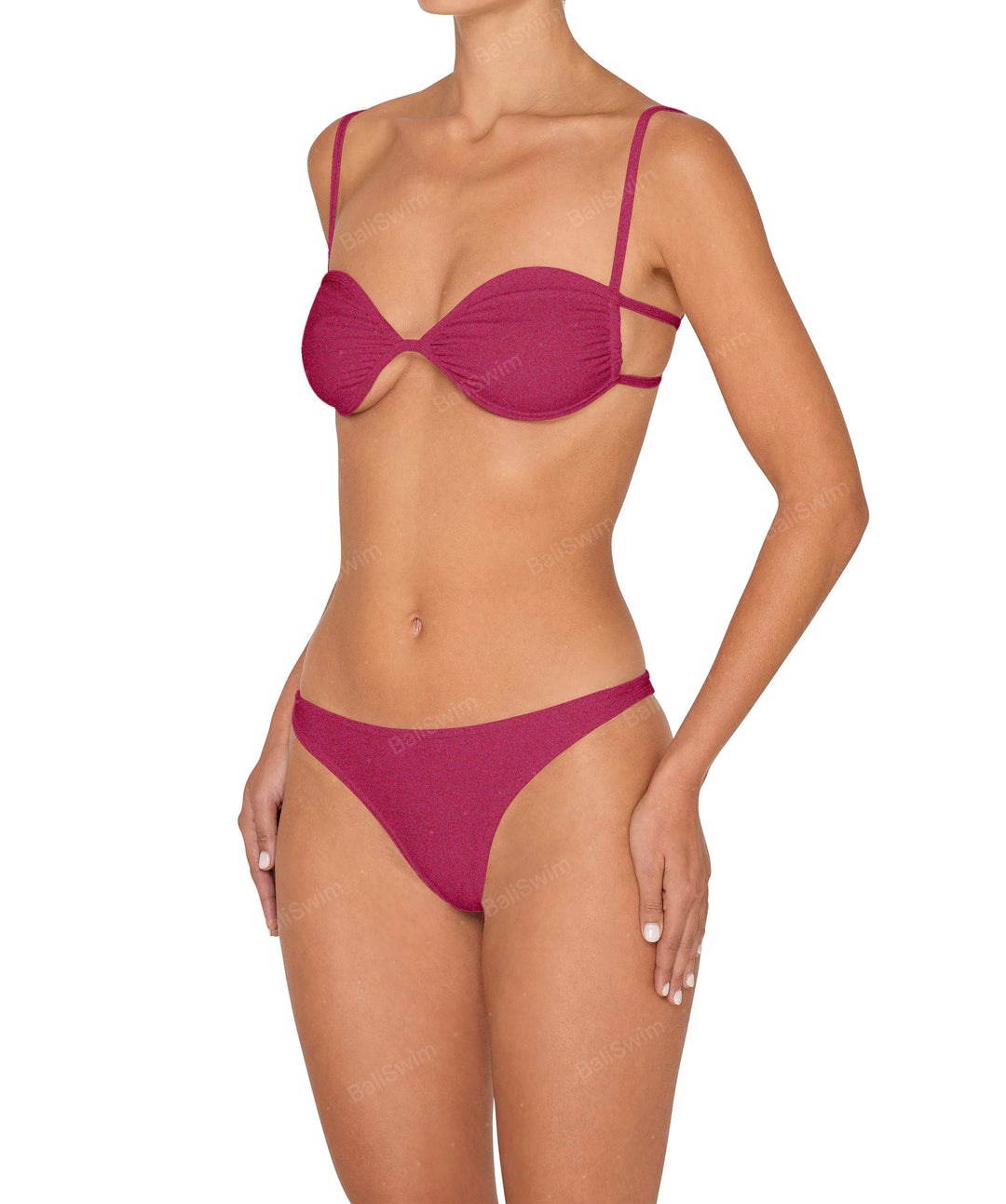 BSWS-B142 Low Waist Mid-Coverage Binding Edge Bottom