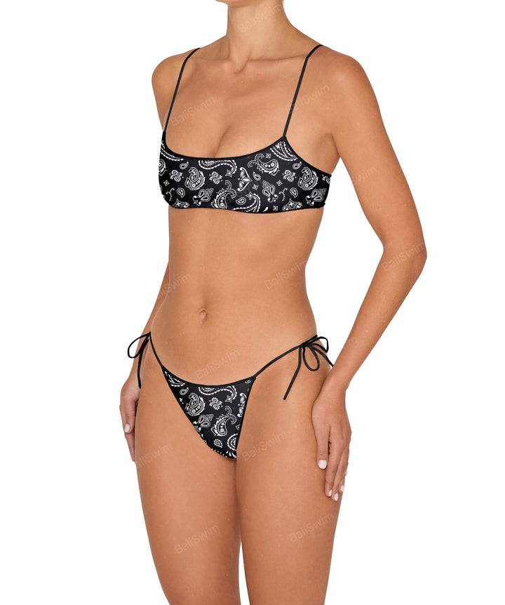 BSWS-T143 Corded Strap Bralette Top