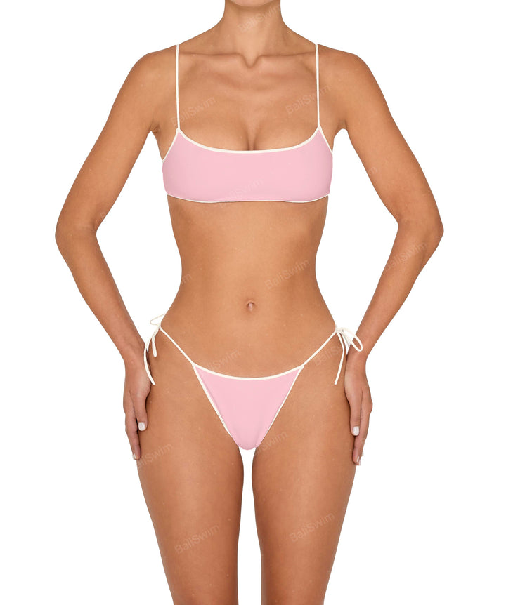 BSWS-T143 Corded Strap Bralette Top