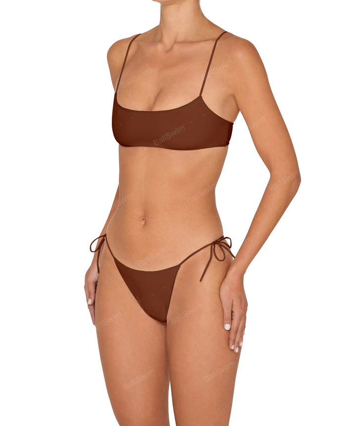 BSWS-T143 Corded Strap Bralette Top