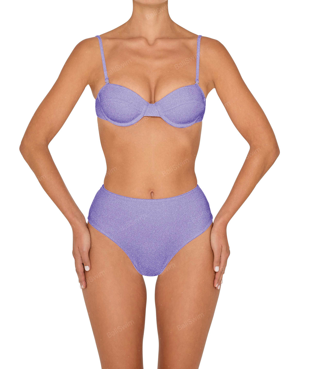 BSWS-T145 Balconette underwire top with removable straps