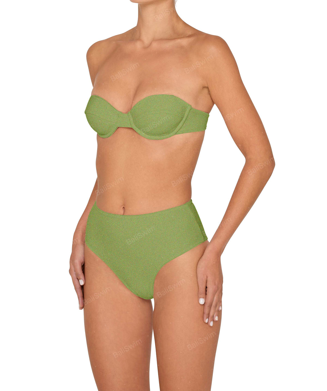 BSWS-B145 Highwaisted Bottom Cheeky Coverage