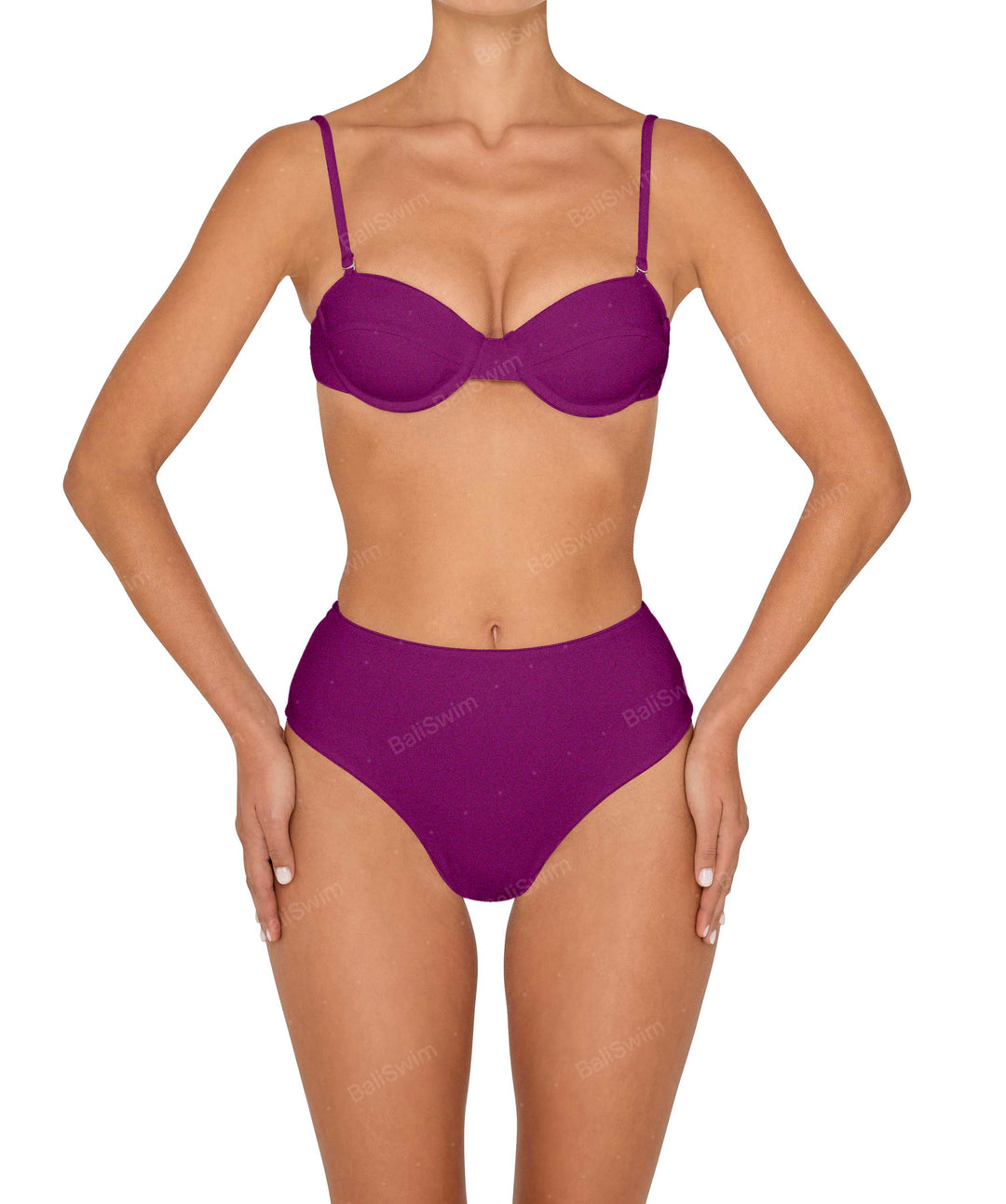 BSWS-B145 Highwaisted Bottom Cheeky Coverage