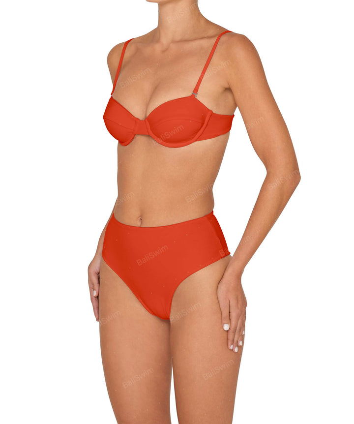 BSWS-T145 Balconette Underwire Top With Removable Straps
