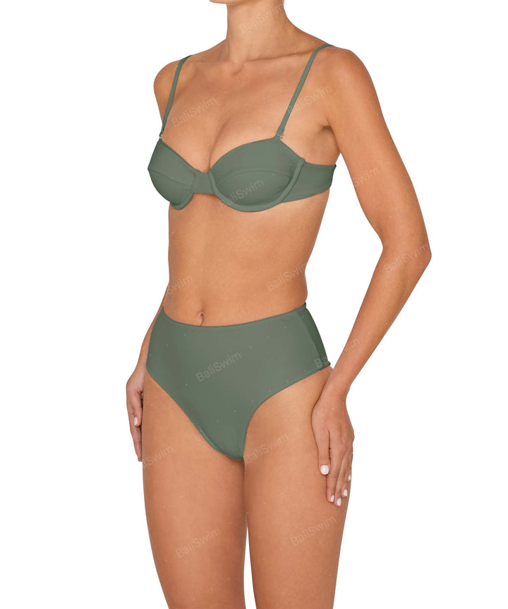 BSWS-T145 Balconette Underwire Top With Removable Straps