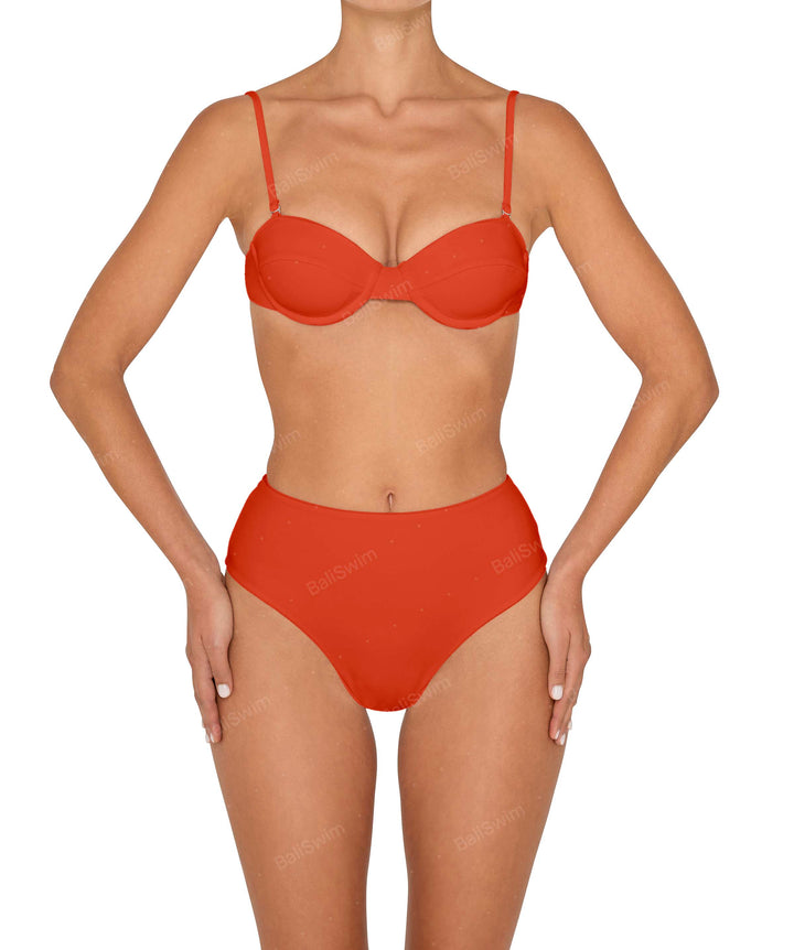 BSWS-T145 Balconette Underwire Top With Removable Straps