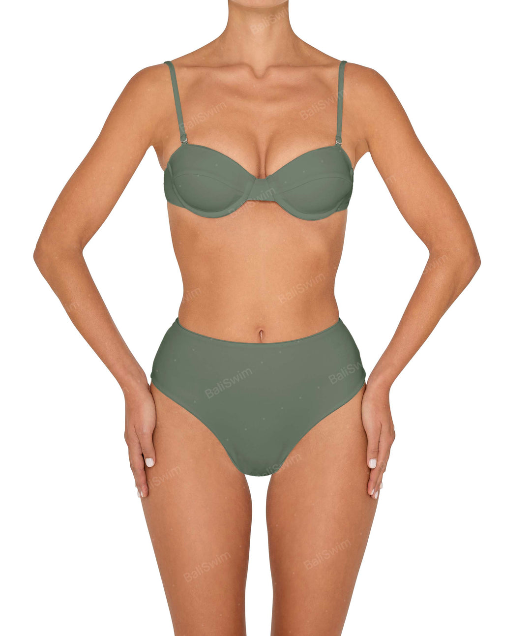 BSWS-B145 Highwaisted Bottom Cheeky Coverage