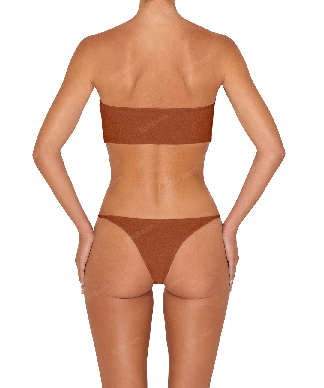 BSWS-B149 Curved Waist High Leg Bottom