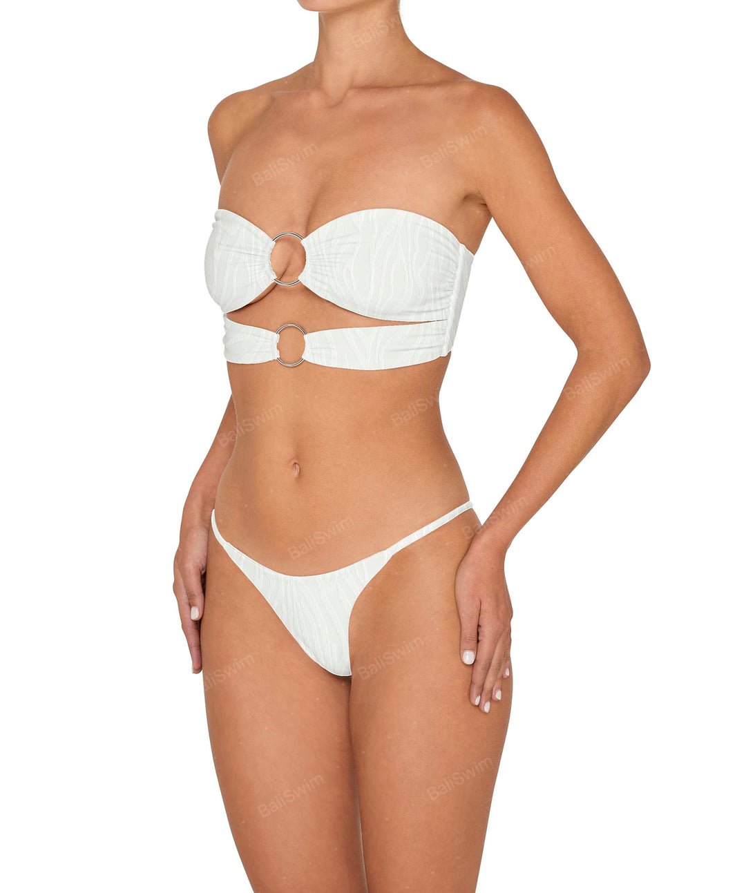 BSWS-B149 Curved Waist High Leg Bottom