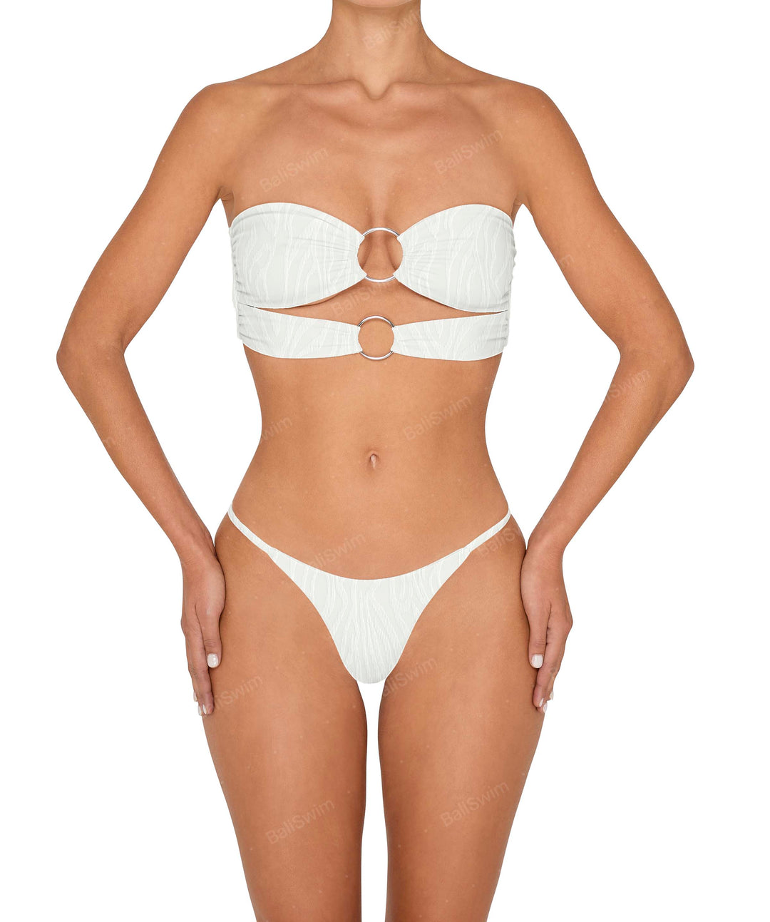 BSWS-B149 Curved Waist High Leg Bottom