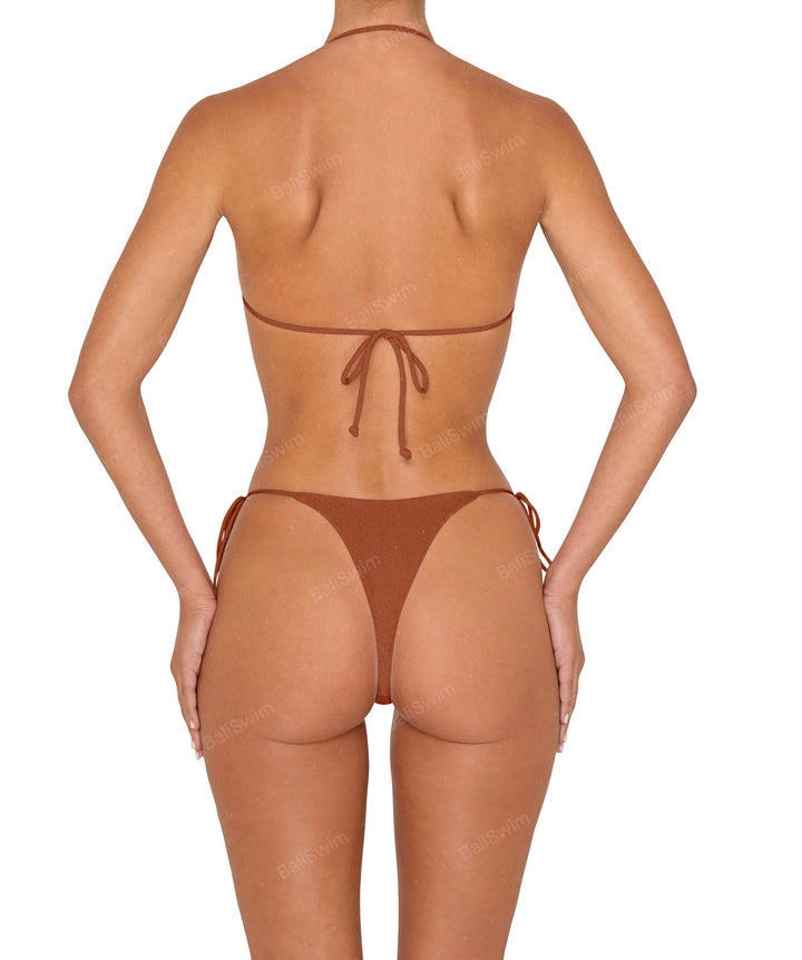 BSWS-T151 Side Tunnel Shirred Bandeau Tie Top