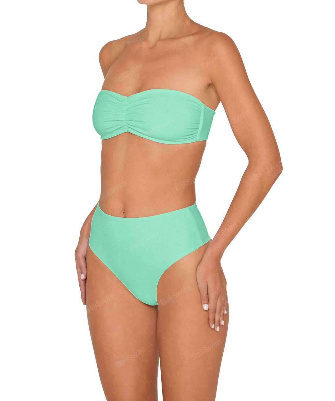 BSWS-T152 Ruched Bandeau Top