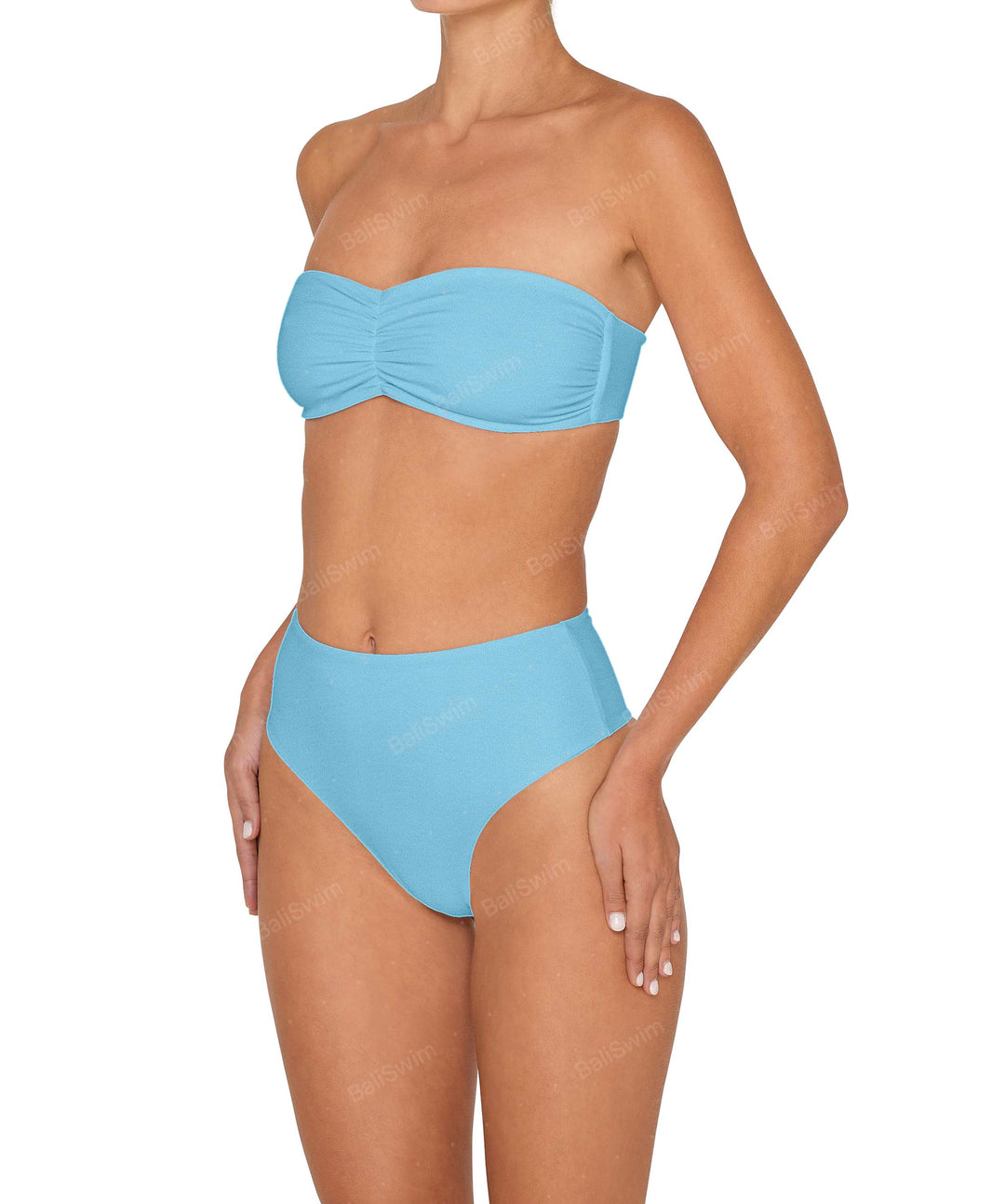 BSWS-T152 Ruched Bandeau Top