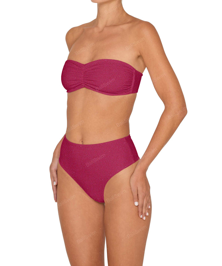 BSWS-T152 Ruched Bandeau Top