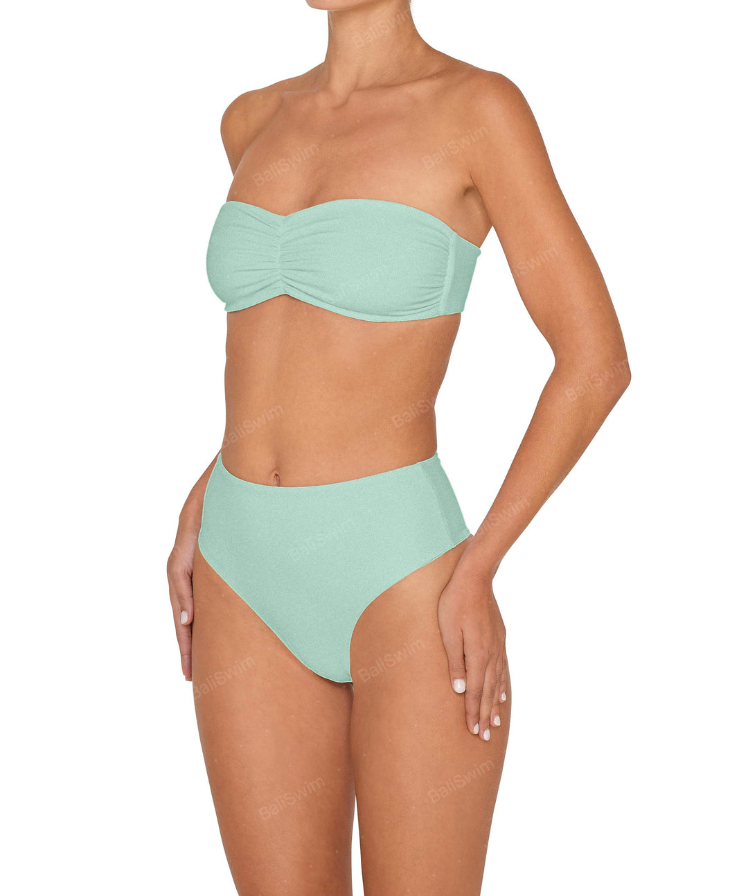 BSWS-T152 Ruched Bandeau Top