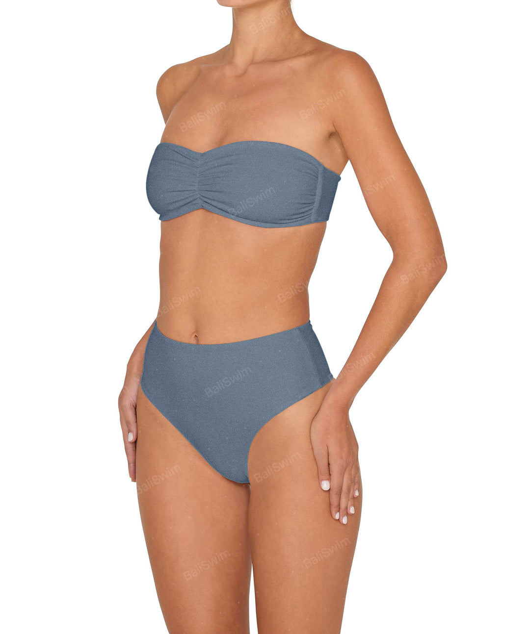 BSWS-T152 Ruched Bandeau Top
