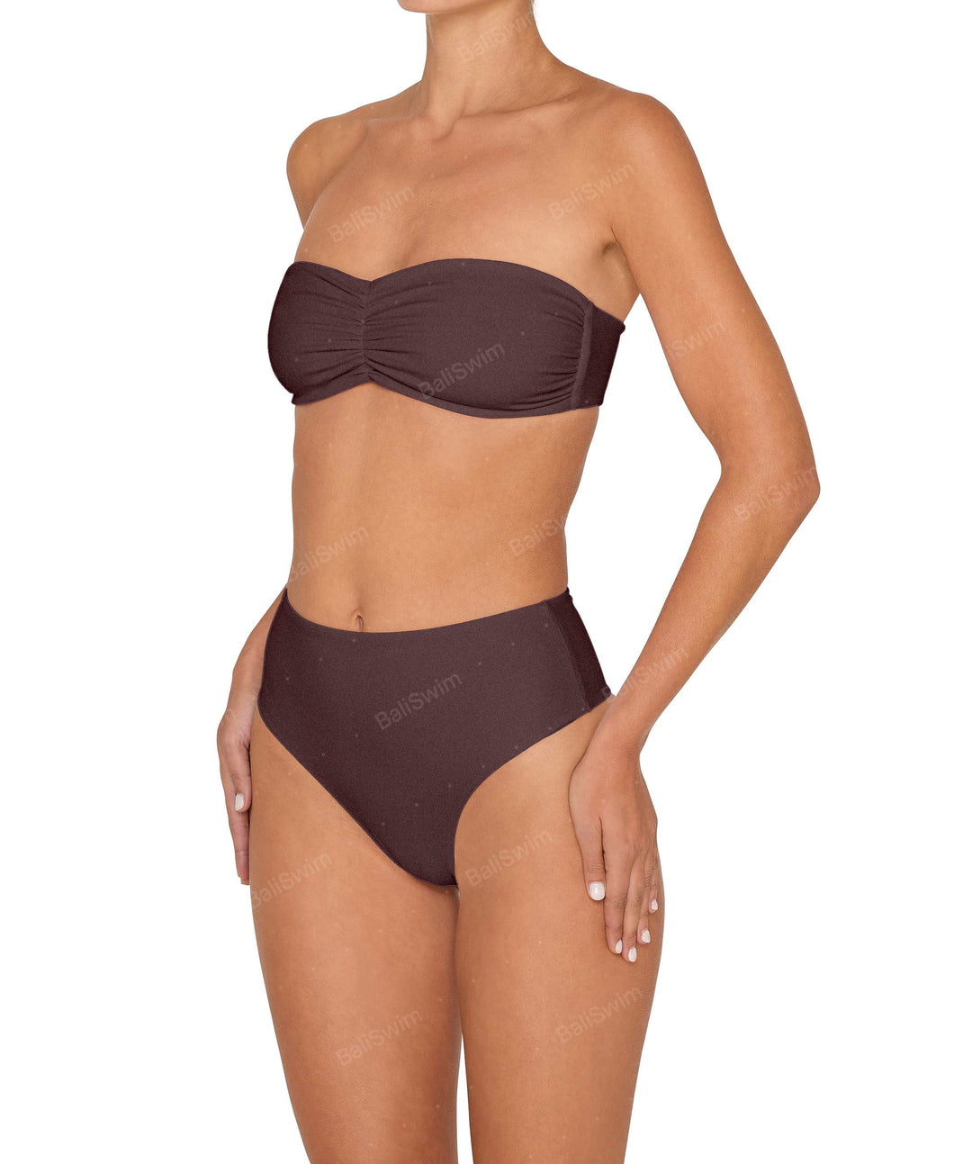 BSWS-T152 Ruched Bandeau Top