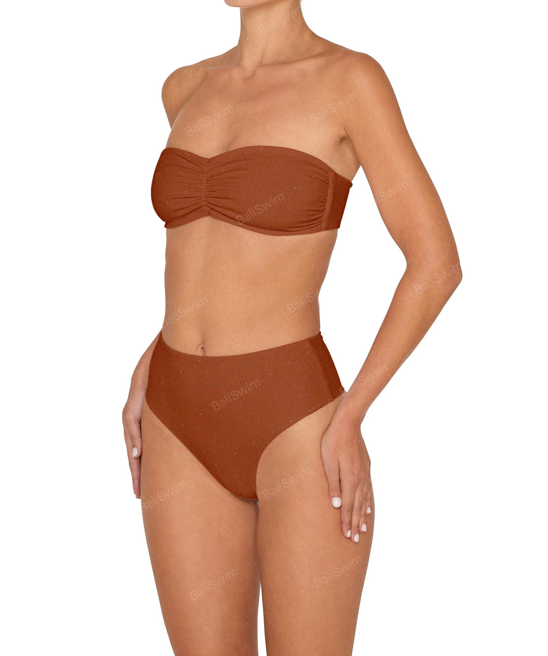 BSWS-T152 Ruched Bandeau Top