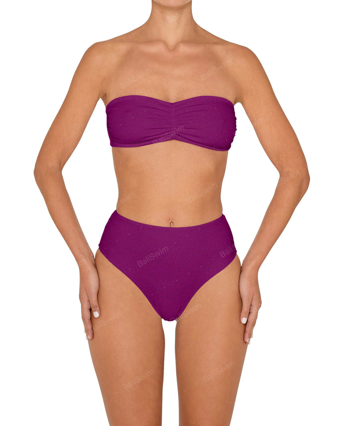 BSWS-T152 Ruched Bandeau Top