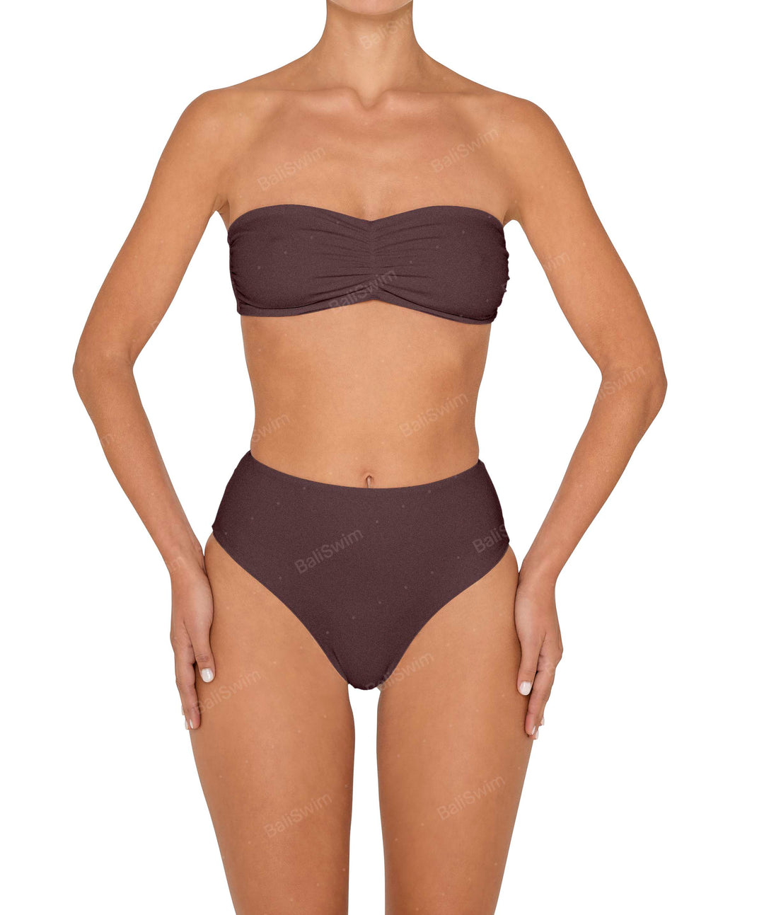 BSWS-T152 Ruched Bandeau Top