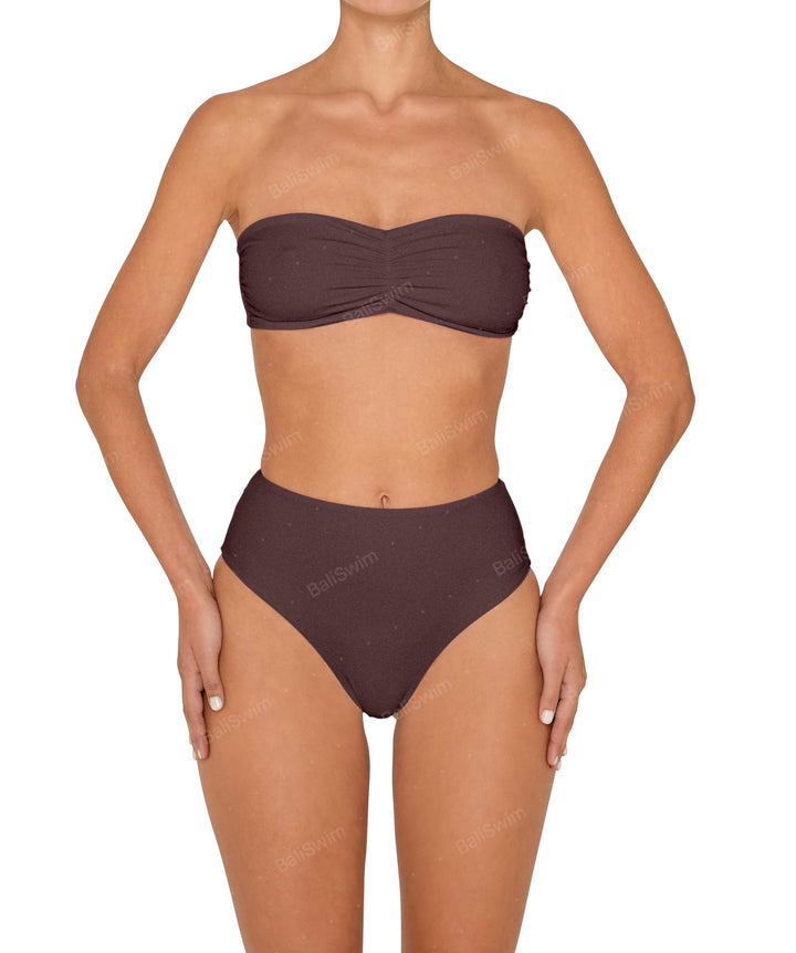 BSWS-T152 Ruched Bandeau Top