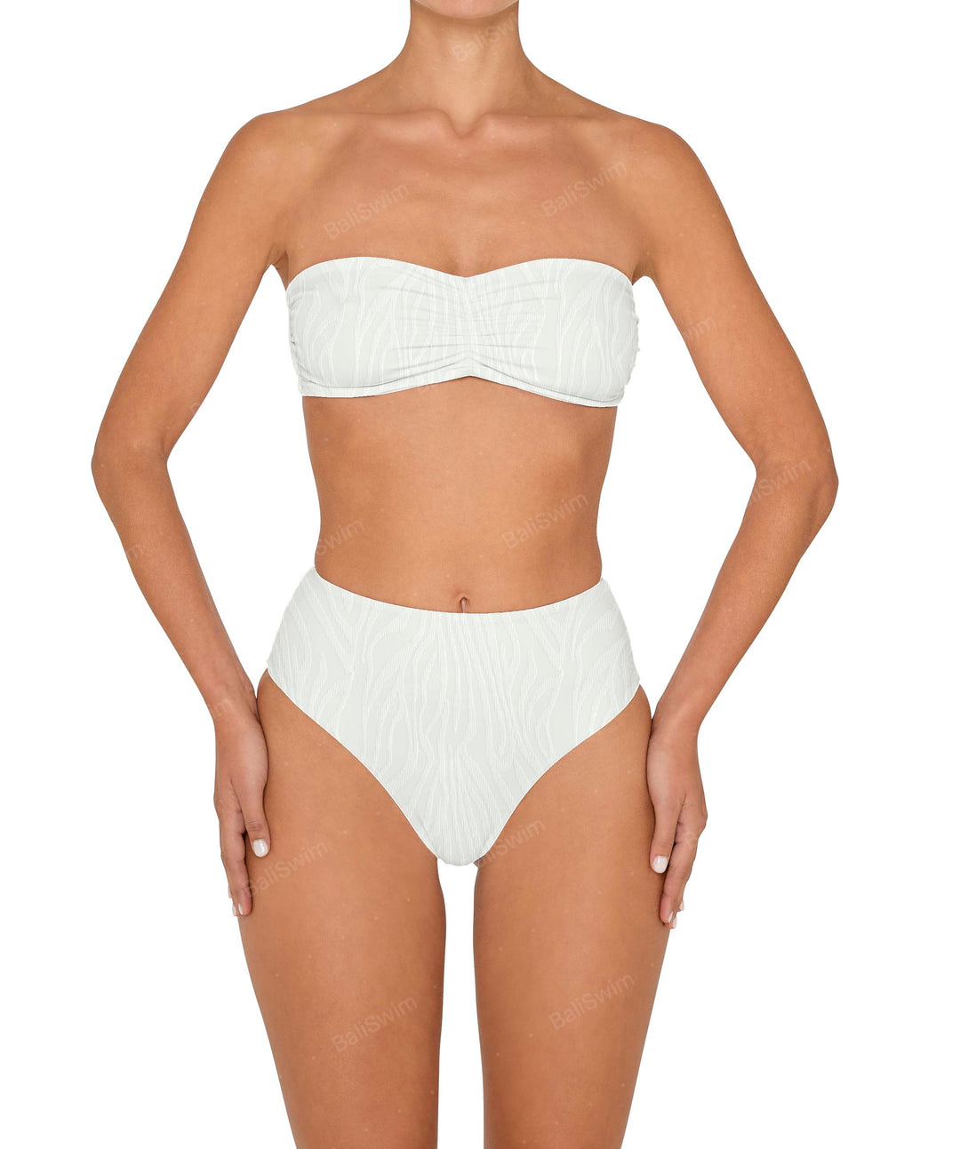 BSWS-T152 Ruched Bandeau Top