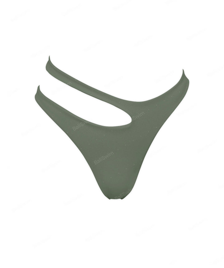 BSWS-B110 Asymmetrical Cutout Bikini Bottom