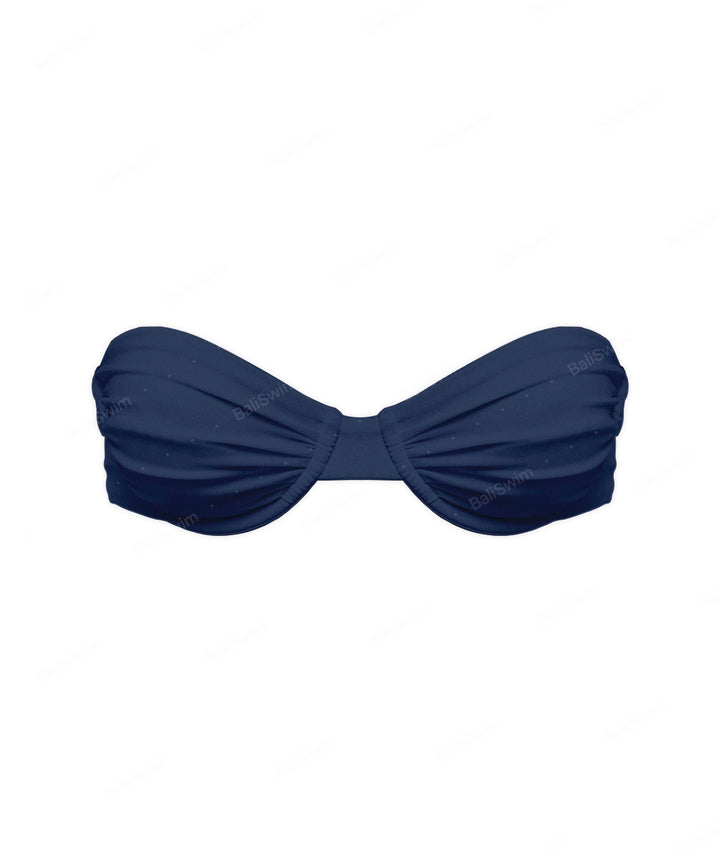 BSWS-T105 Gathered Underwired Bandeau Top
