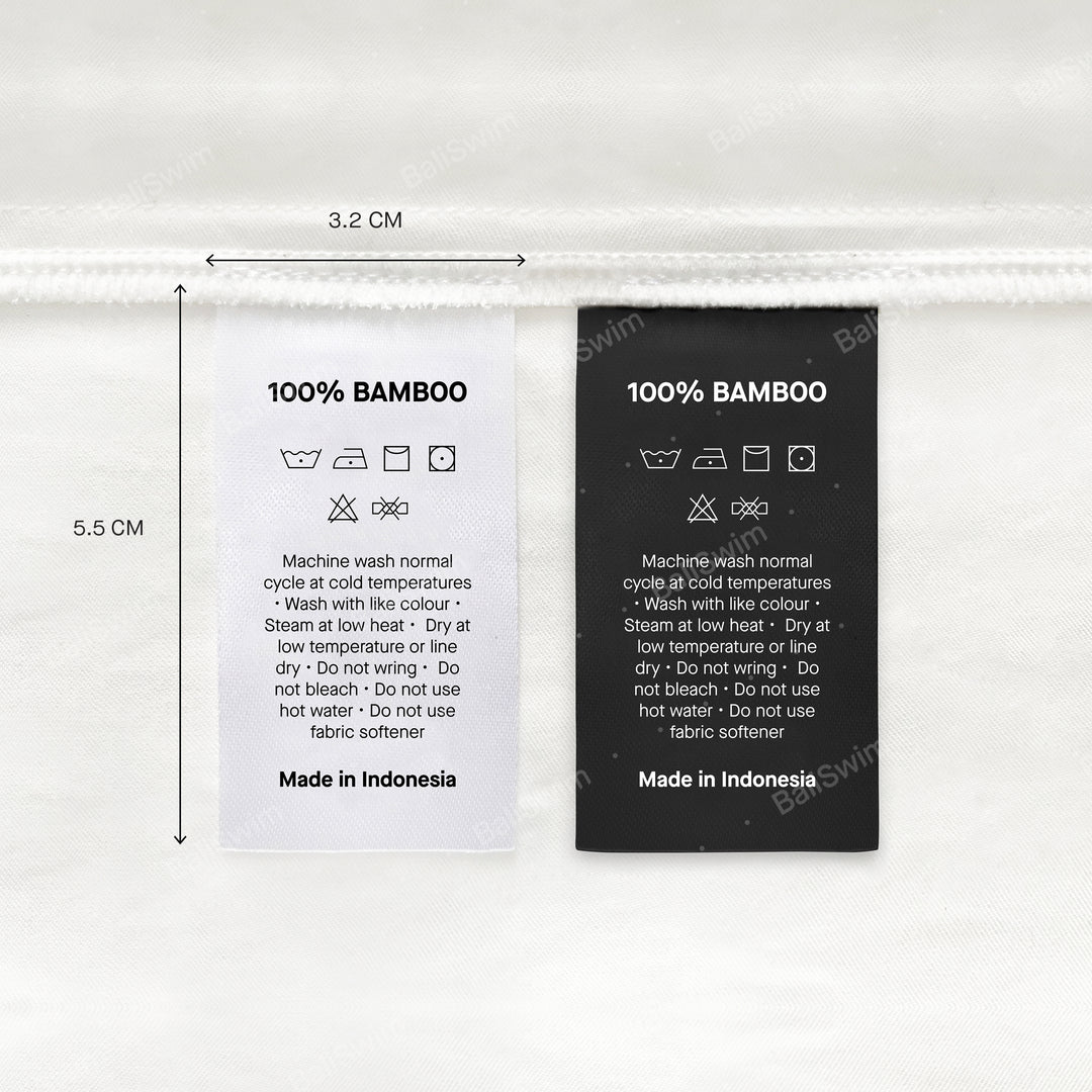 Sateen Tape Care Instruction