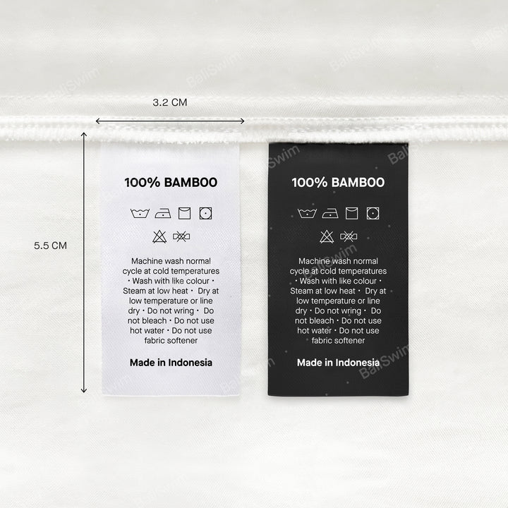 Sateen Tape Care Instruction