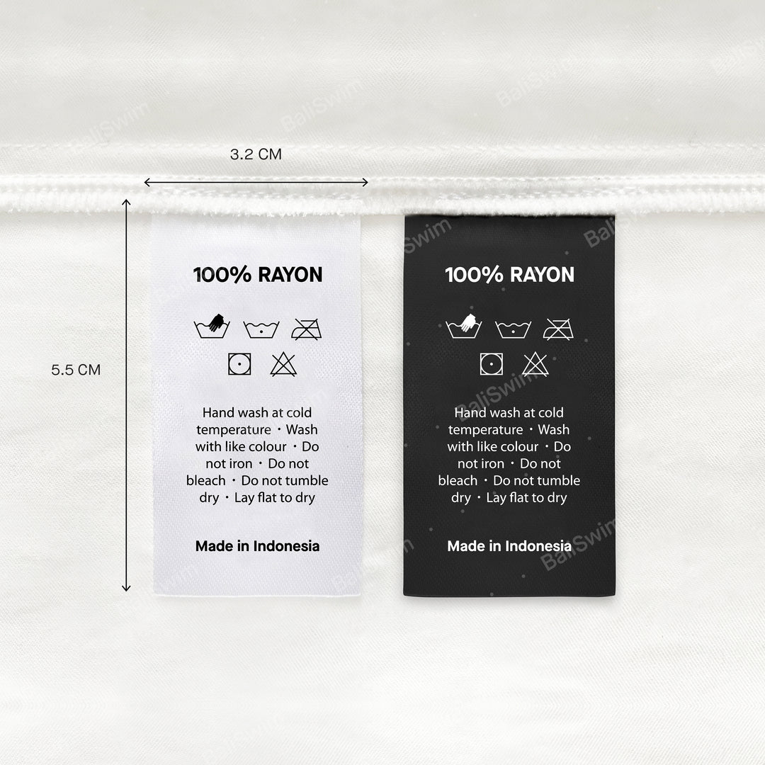 Sateen Tape Care Instruction