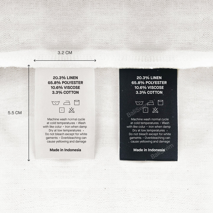 Sateen Tape Care Instruction