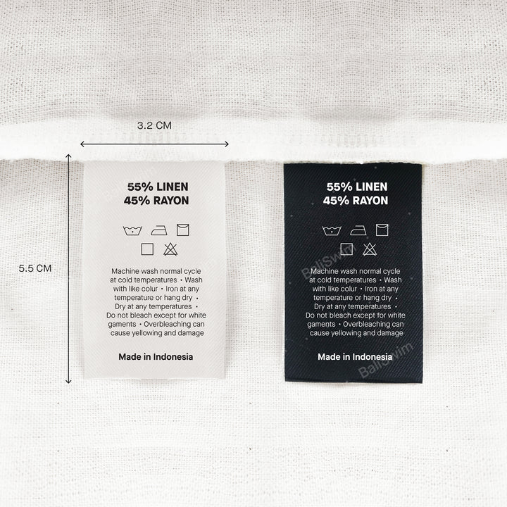 Sateen Tape Care Instruction