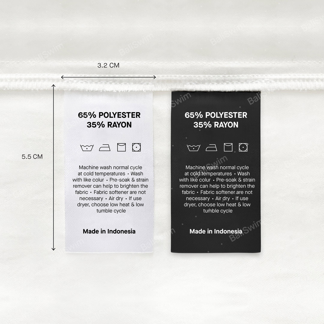 Sateen Tape Care Instruction