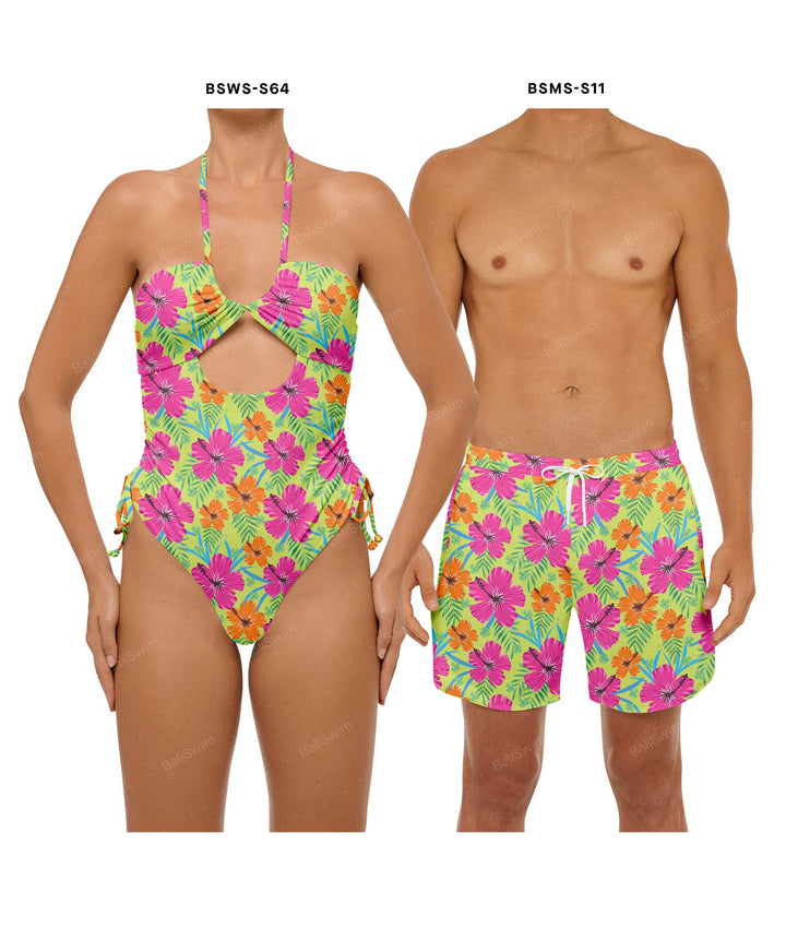 Couple Swim Set BSWS-S64 & BSMS-S11