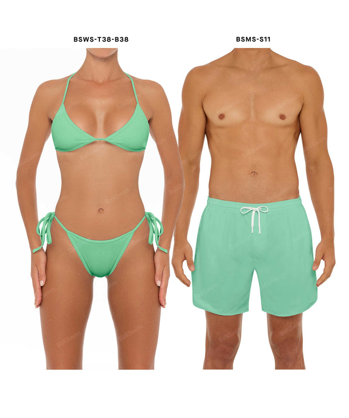 Couple Swim Set BSWS-T38-B38 & BSMS-S11