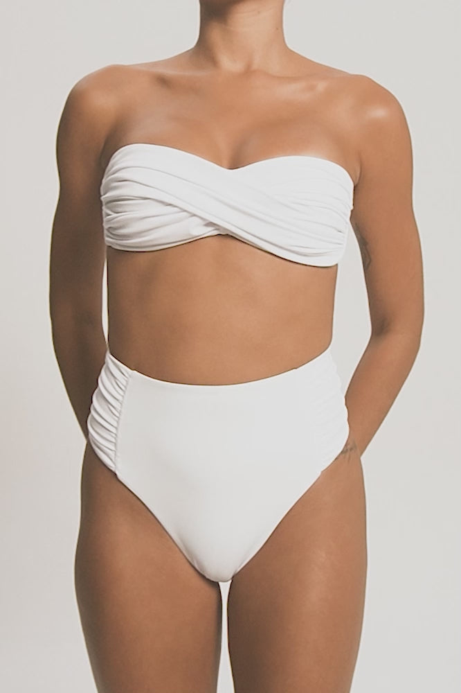 BSWS-T127 Twist Bandeau Bikini Top