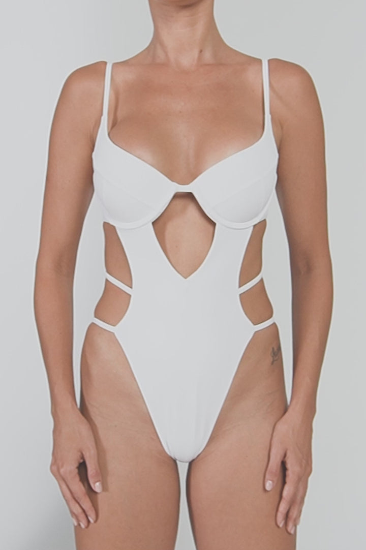 BSWS-S63 V-underwired CutOut One Piece