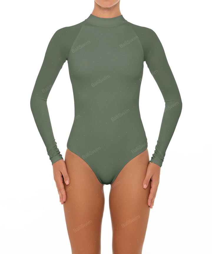 BSWS-R02 One Piece Long Sleeves Rash Guard