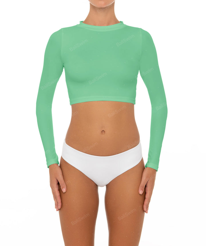 BSWS-R04 Long Sleeves Crop Rash Guard