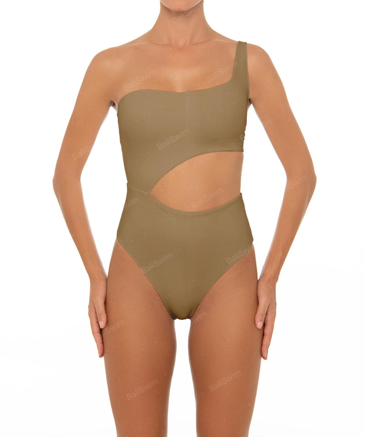 BSWS-S34s One Shoulder Swimsuit