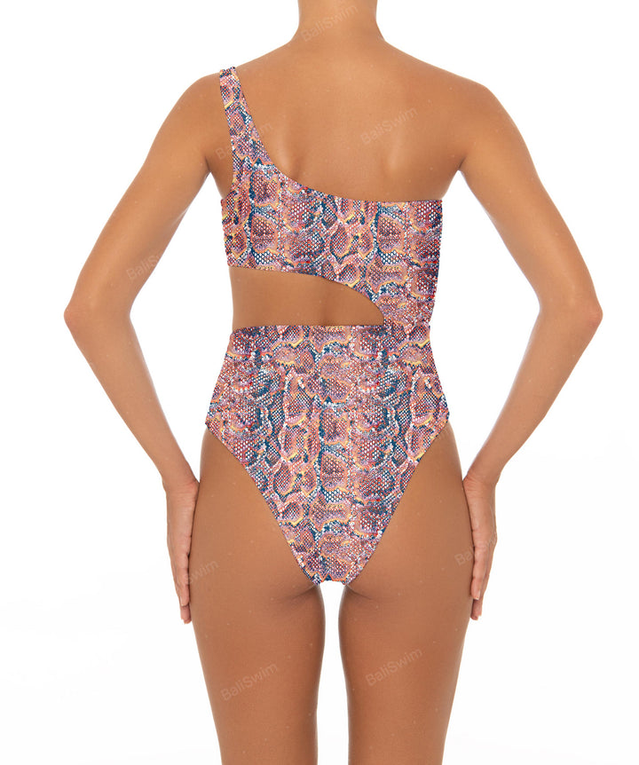 BSWS-S34 One Shoulder Swimsuit
