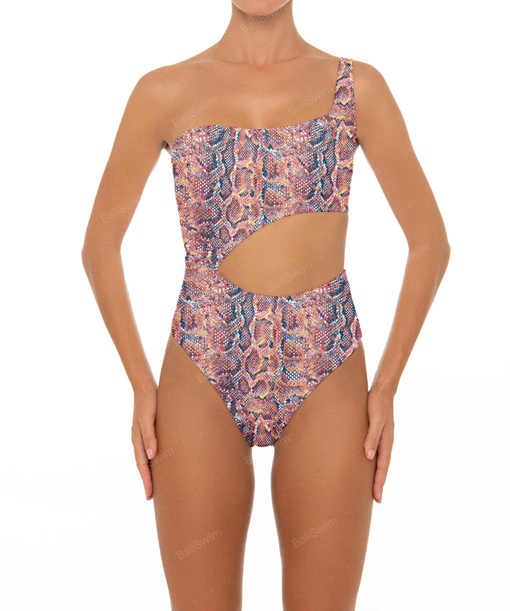 BSWS-S34 One Shoulder Swimsuit