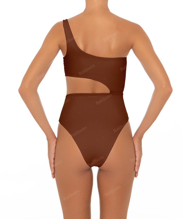 BSWS-S34 One Shoulder Swimsuit