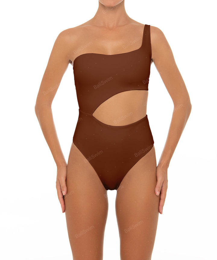 BSWS-S34 One Shoulder Swimsuit