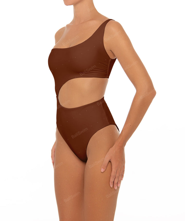 BSWS-S34 One Shoulder Swimsuit